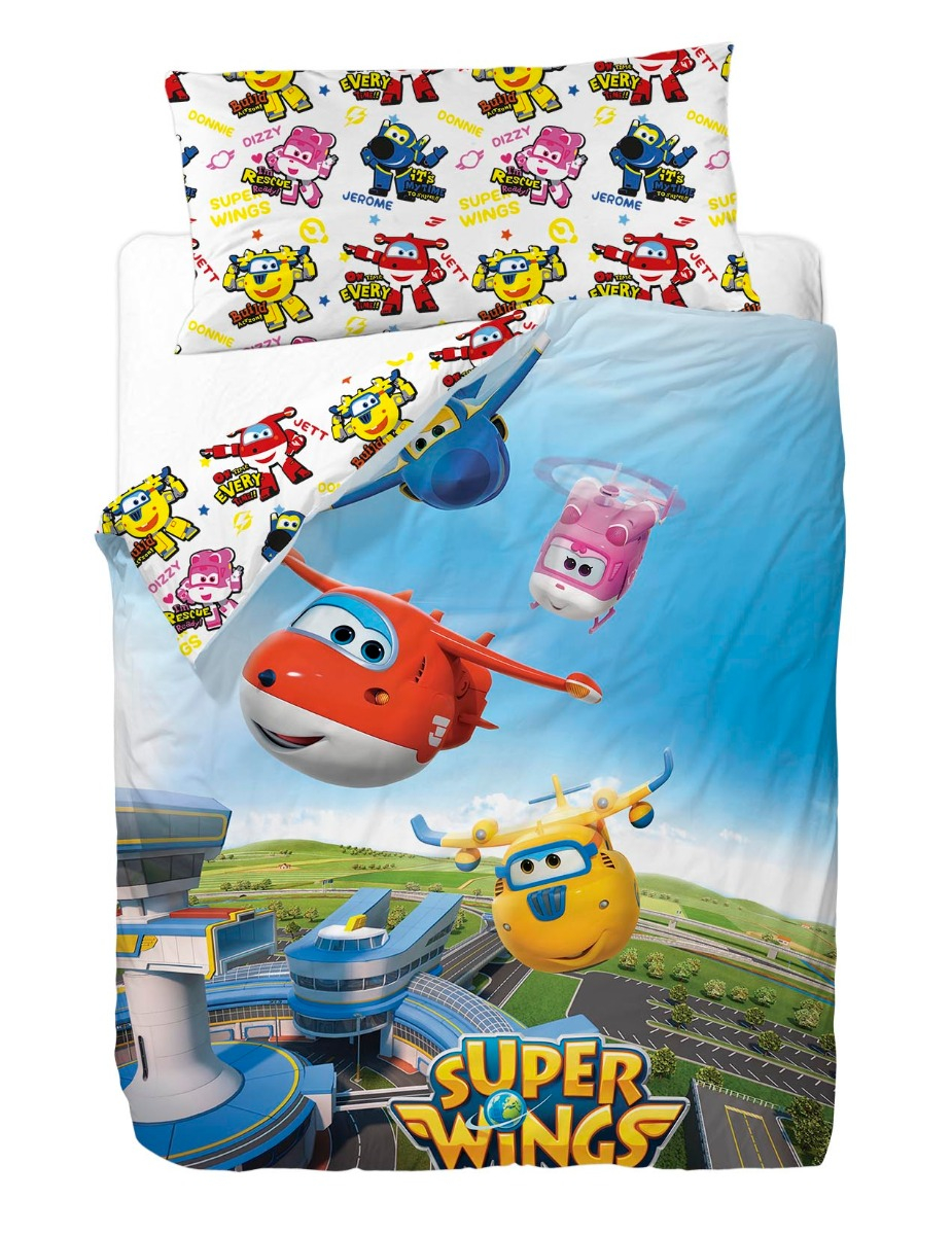 Pijama Dos Piezas Super Wings para niño