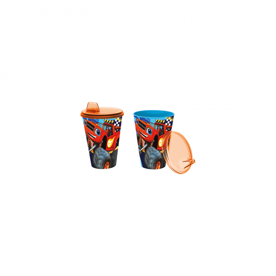 Vaso con sipper easy 430ml. Blaze and the Monster machines 