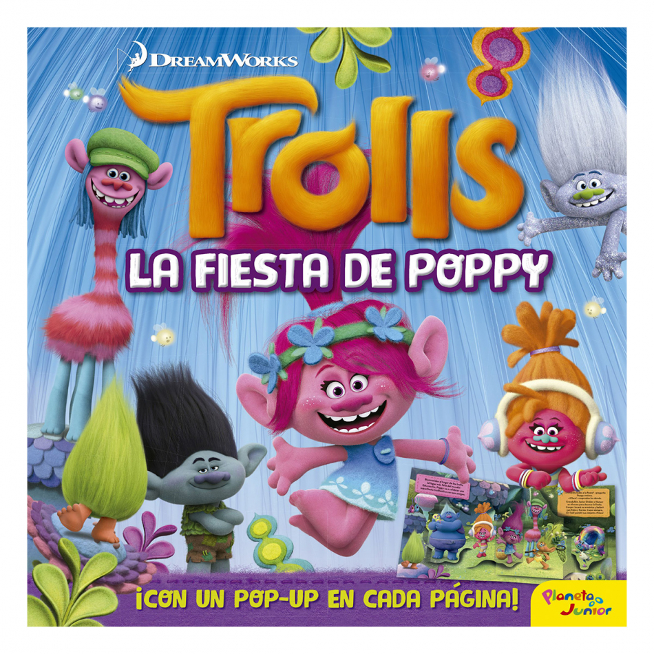 Trolls. La fiesta de Poppy. Libro pop-up